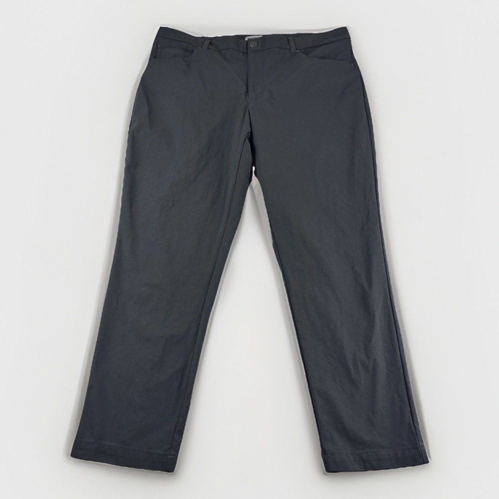 VRST Limitless Pants Mens 38x30 Slim Black 5 Pocket Slacks Stretch Performance